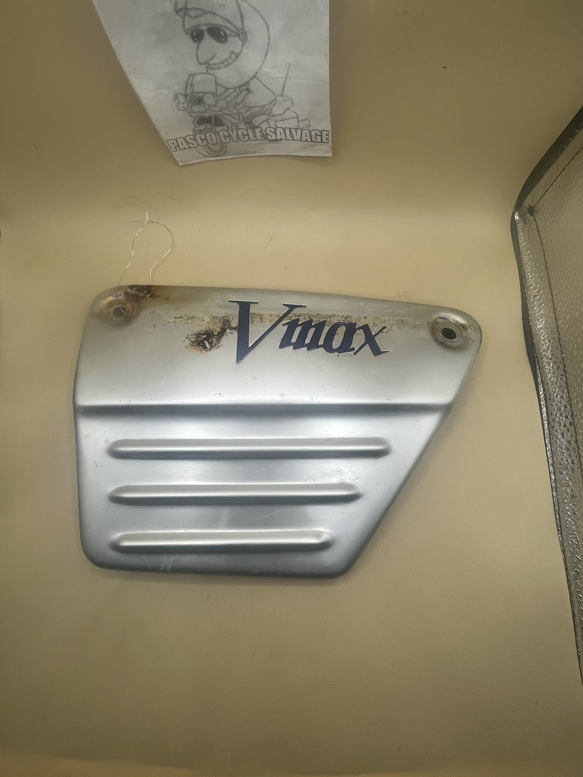 Genuine OEM  YAMAHA VMAX1200 VMX12 Left Metal Side Cover Panel