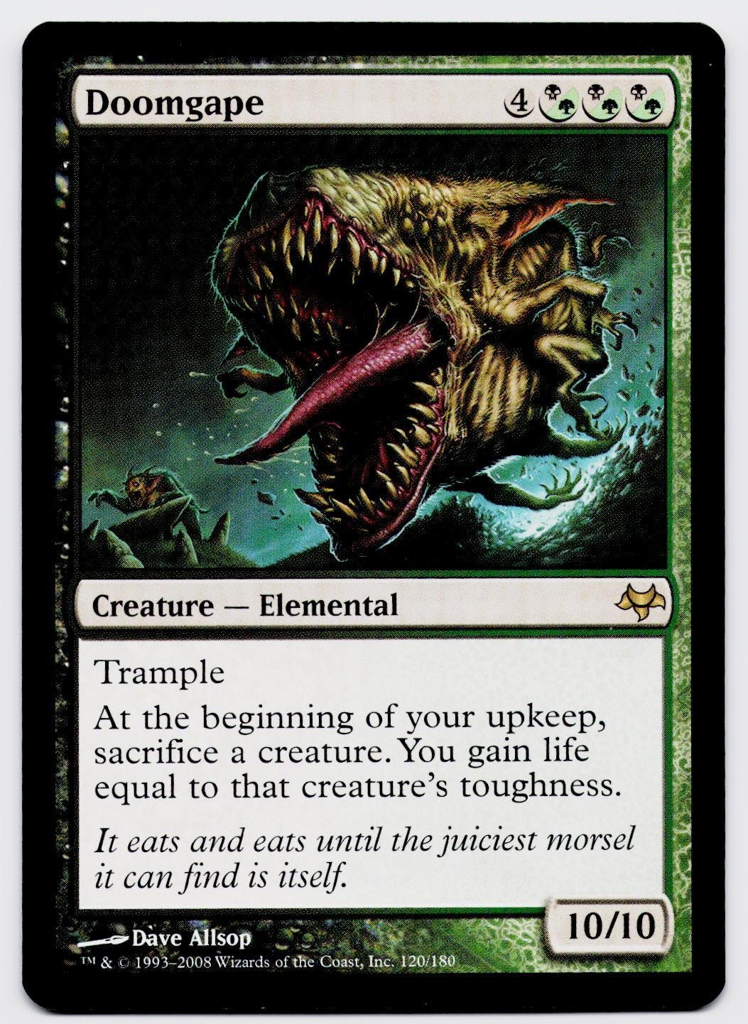 DOOMGAPE R EVENTIDE 120 MAGIC: THE GATHERING NM/M