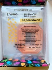Thermo Slide-A-Lyzer 10K MWCO Cassette 0.5–3 mL 66380 (Pkg of 11,  mixed )  
