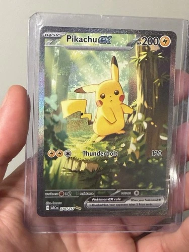 Pokemon Pikachu ex Ascended HeroesSpecial Illustration Rare Holo 276/217