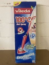 Vileda Floor Mop 100 Degree Hot Spray Cordless Microfibre Vinyl Laminate Kitchen