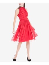 MAX STUDIO Womens Red Sleeveless Mini Empire Waist Cocktail Dress Size: S