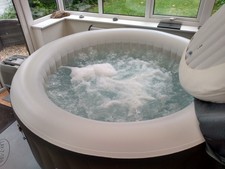 Lay-Z-Spa Bali 4 Person Hot Tub -Grey