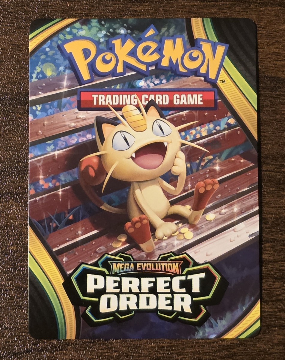 Pokemon TCG Perfect Order Trainer Tips Art Card MEOWTH ex | eBay