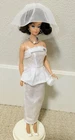 VTG RARE Barbie Sophisticated Bridal Gown Wedding Dress Hat Shoes Purse- NO DOLL