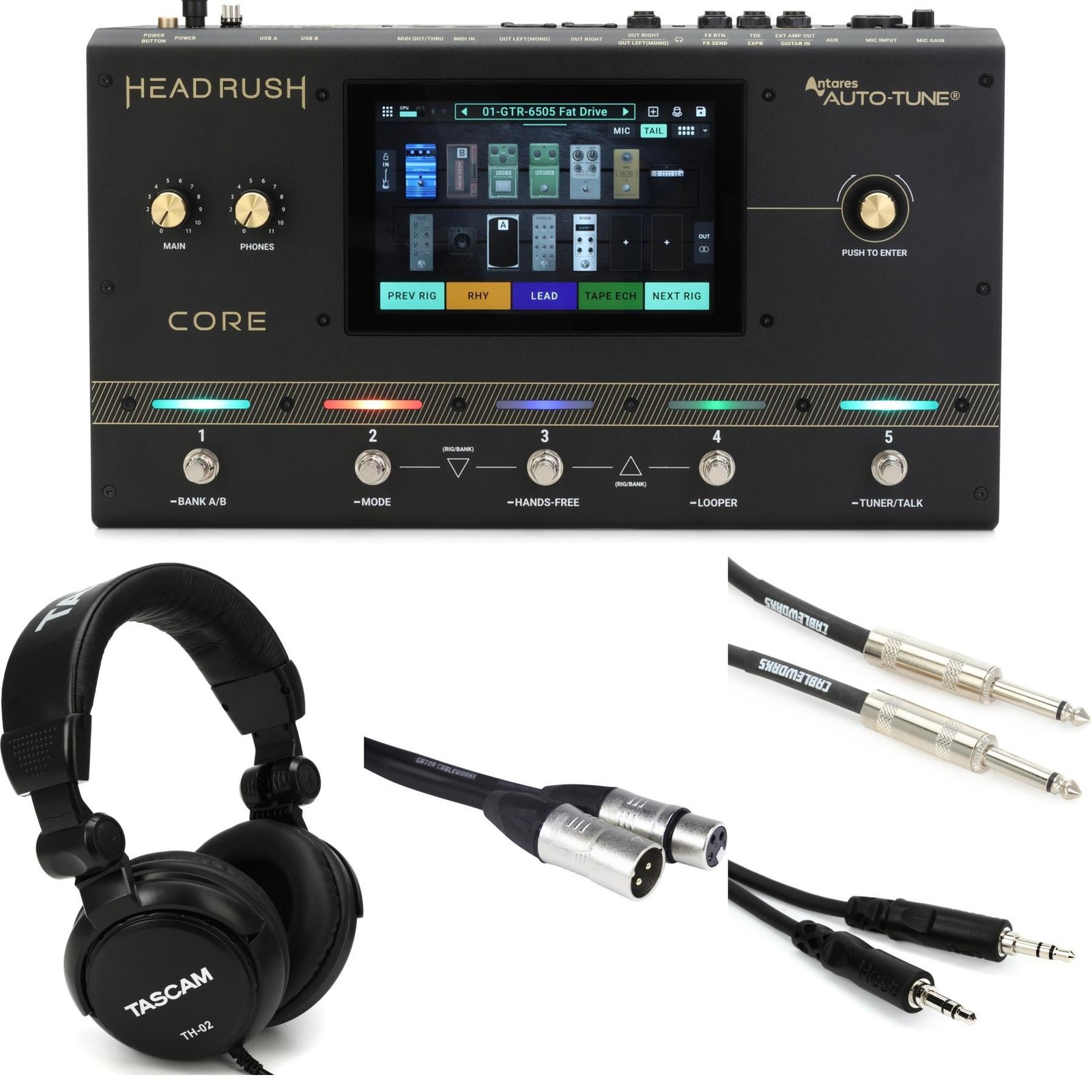 Наушники Headrush Core Guitar Multi-effectдля моделирования усилителейвокального процессора 115090₽