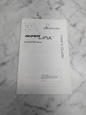 Imation SuperDisk Internal IDE Drive User's Guide Manual Booklet
