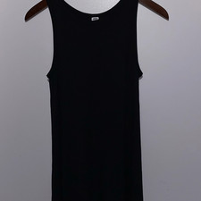 Old Navy Women's Black Round Neck Sleeveless Mini Shift Dress Small NWT