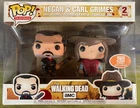 The Walking Dead Funko Pop Negan And Carl Grimes 2 Pack EXCLUSIVE VAULTED