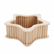 Hamster-Sandbad Hygienisch Sandbad aus Holz Sandbadewanne für Hamsterkäfig,
