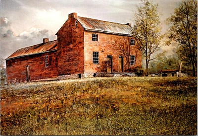 #ad #ad Vintage BOWEN CAMPBELL HOUSE Postcard by MARION COOK Tennessee $14.99