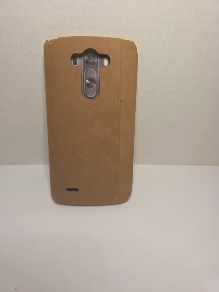 Funda de teléfono Zenus de cuero hecha a mano para LG G3 - marrón nueva Foto 3 de 4