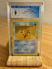 Staryu CGC-9 MINT 1st Edition shadowless Base Set Pokémon English TCG