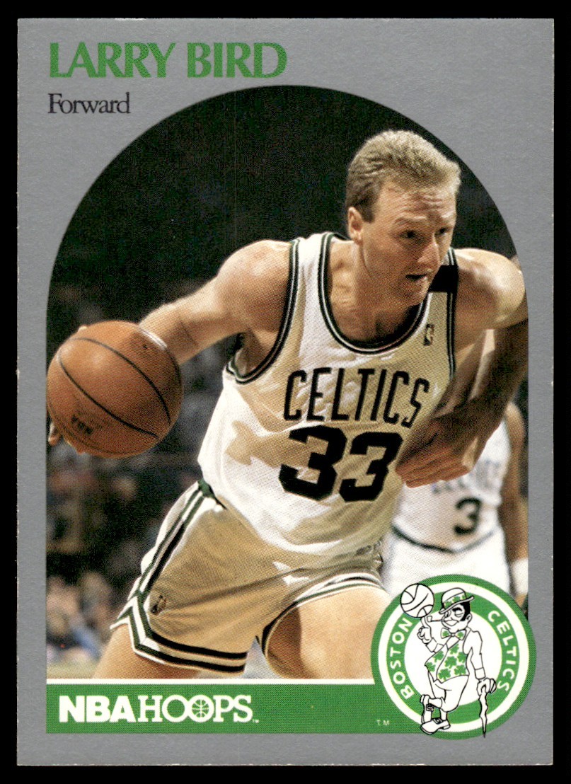 1990-91 Hoops Larry Bird Boston Celtics #39