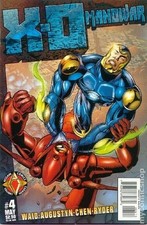X-O Manowar #4 FN 1997 Stock Image
