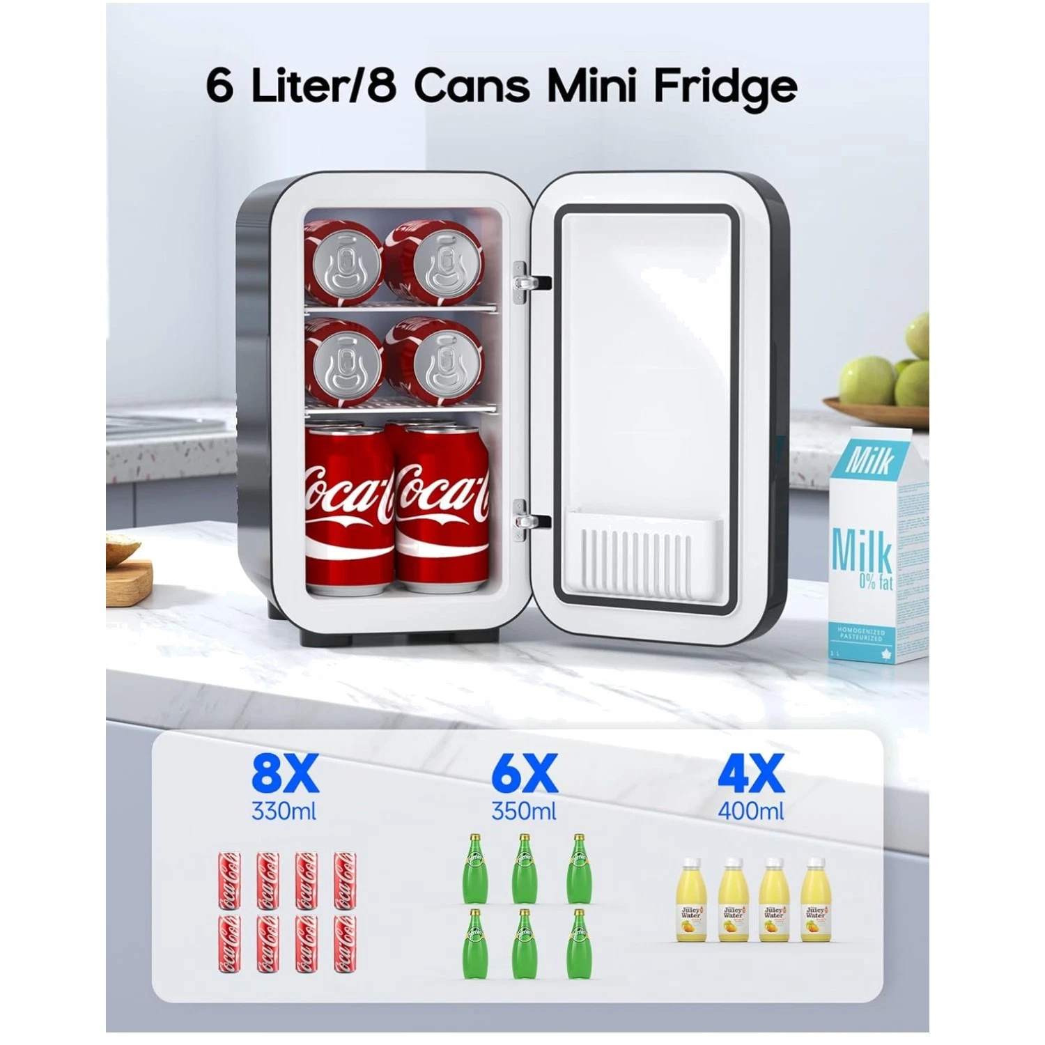 Mini Fridge 6L: Portable Thermoelectric Cooler & Warmer