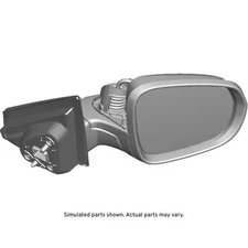 Genuine GM Passenger Side Door Mirror without Cover 42725572