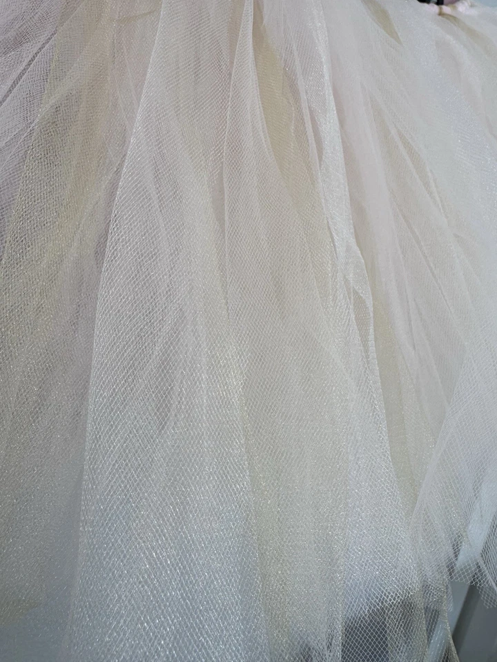 Pink and Gold High Chair Tulle Tutu for Baby Girl 1st Birthday Decor  - Image 4 of 4