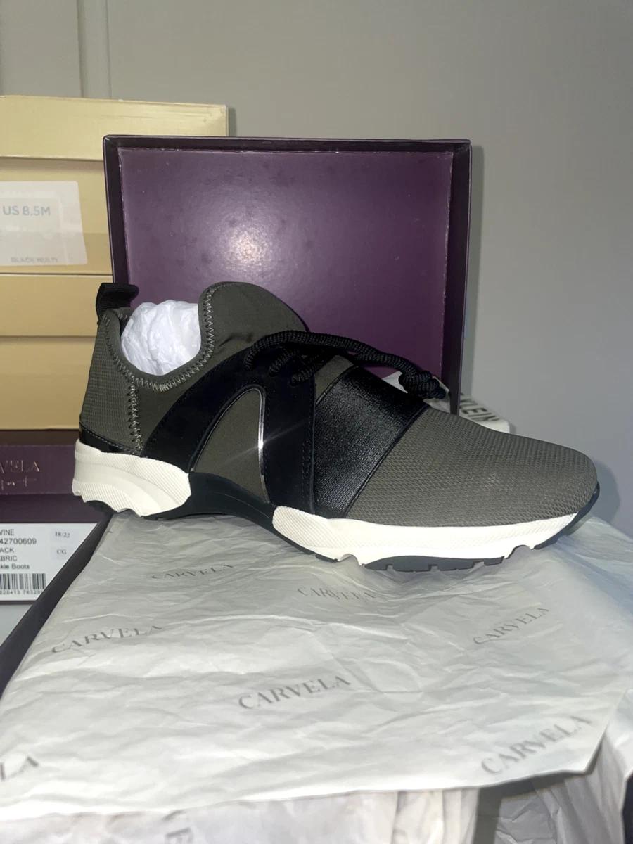 Carvela hotsell khaki trainers