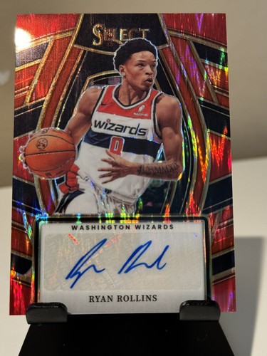 2023-24 Panini Select - Ryan Rollins - Red Flash PRIZM Auto #SSS-RRW SSP 21/49