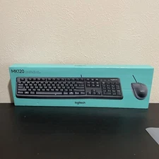 Logitech - MK120 Full-size Wired Keyboard and Mouse NiB