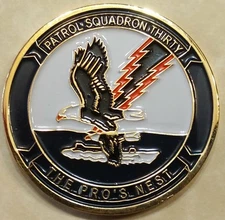 Patrol Squadron 30 VP-30 Pro's Nest Chiefs Mess Navy Challenge Coin