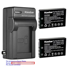Kastar Battery Wall Charger for Kodak KLIC-5001 & Kodak EasyShare DX6490 Camera
