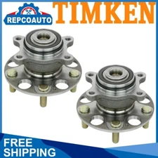 TIMKEN 2WD Rear Wheel Hub and Bearing Pair for 06-11 Acura CSX Honda Civic