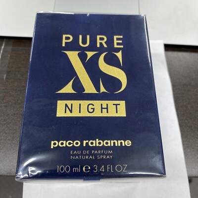 Pure XS Night By Paco Rabanne Eau De Parfum Spray  3.4 oz