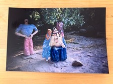 1970s Fashion Style Ukrainian Cossacks Woman Statue Vintage photo Soviet photo