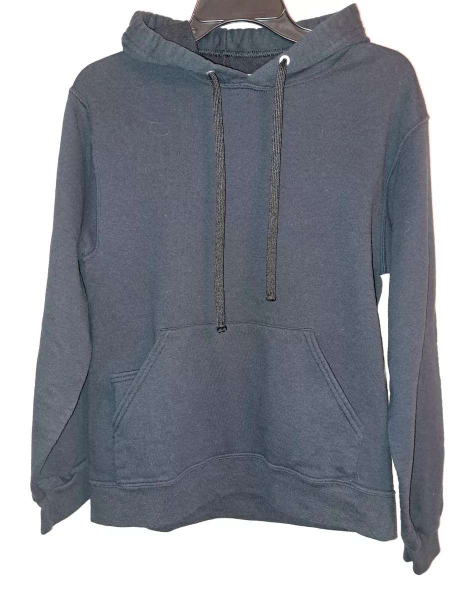 Fruit of the Loom Softspun Hooded Pullover Sweatshirt. Sz S Black hoodie