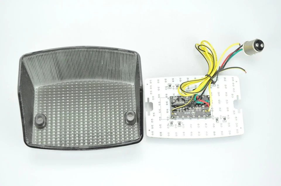 Luz trasera LED señal de giro apta para Kawasaki 1985 Vulcan 700 86-06 Vulcan 750 ahumado Foto 2 de 2