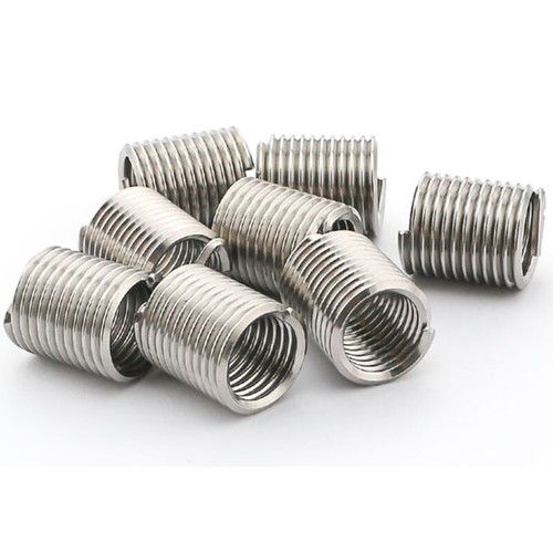 Inserto elicoidale filettato fine in acciaio inox M6 M8 304 inserti filettati - Foto 3 di 4