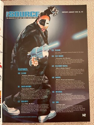 The Source Magazine January 1999 #112 DMX Busta, DJ Quik RZA Geto
