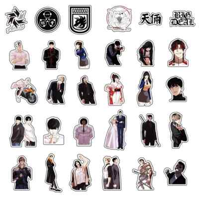 LOOKISM OFFICIAL MD GOODS PIECE STICKER VER.1/Character Concept Korea Webtoon