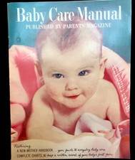 Vtg Parents Magazine 1960 New Mother Baby Care Manual New Mother's Handbook