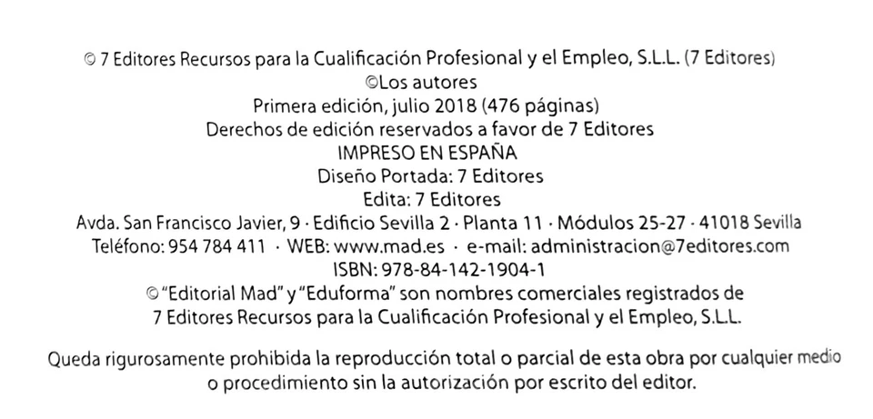 PARTE del TEMARIO OPOSICIONES AUX ADMINISTRATIVO UCM 2018 - MAD_7 EDITORES - Imagen 3 de 4