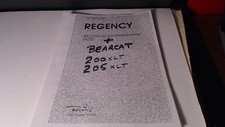 REGENCY R4030 BEARCAT 200XLT 205XLT COPY OPERATING Manual