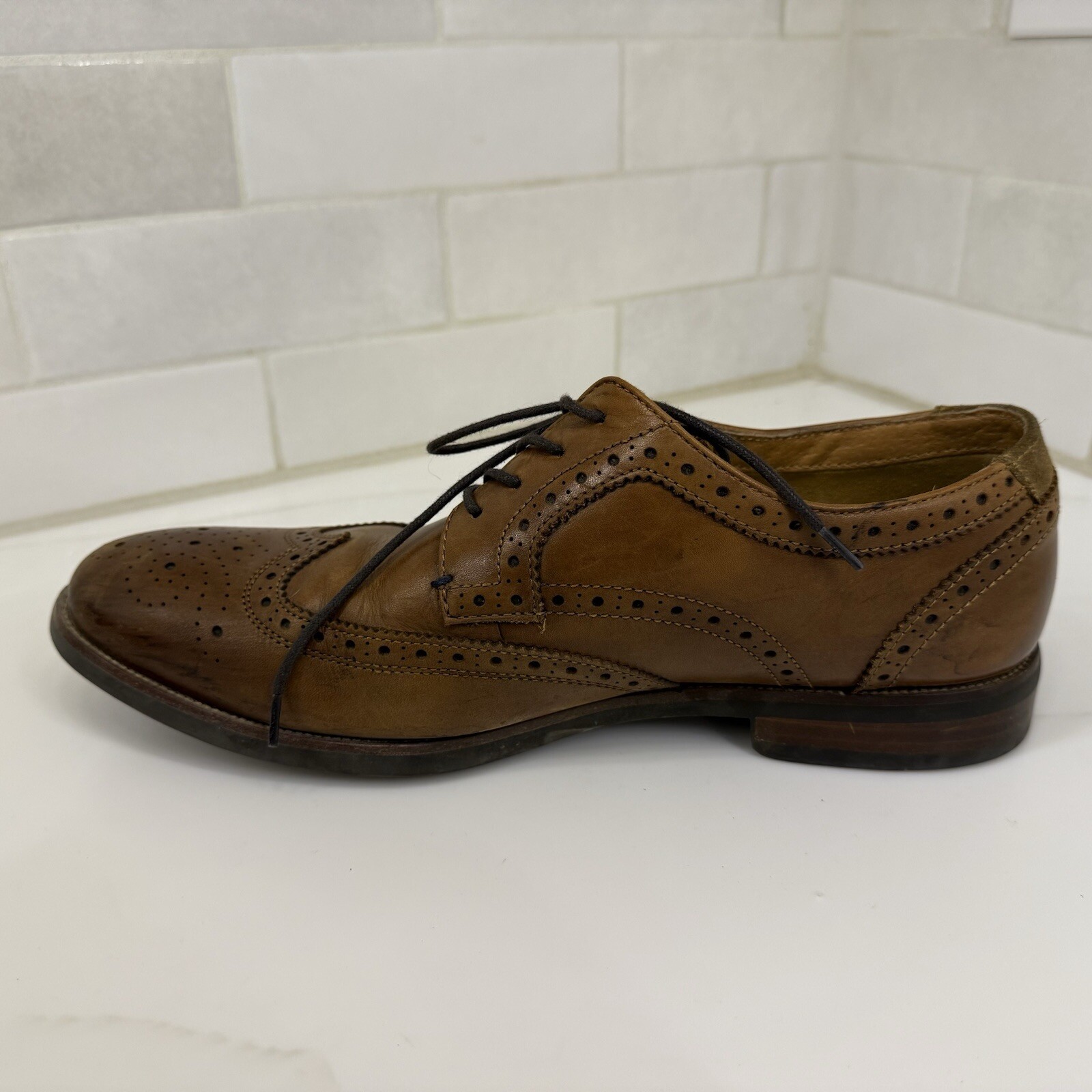 SAOLA FLORSHEIM UOMO TAGLIA 10 5 Ortholite 11937 221 PELLE COMFORT Tech