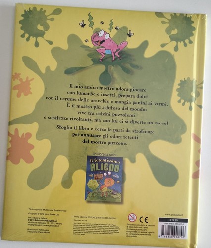 IL Mio Amico Mostro Puzzone, un libro puzzolente da Grattare e annusare - Foto 2 di 2
