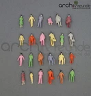 100 x Model Standing Sitting Figurines People Hand Painted 1:150 N Gauge