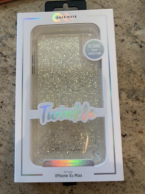 Case-Mate Twinkle Case for Apple iPhone XS Max - Stardust/Gold New in Box