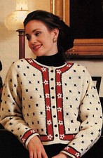 LOVELY Embroidered Crochet Cardigan Jacket/Crochet Pattern INSTRUCTIONS ONLY