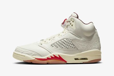 Nike Air Jordan 5 Retro El Grito Sail Dark Pony HF8833-100 Men US 