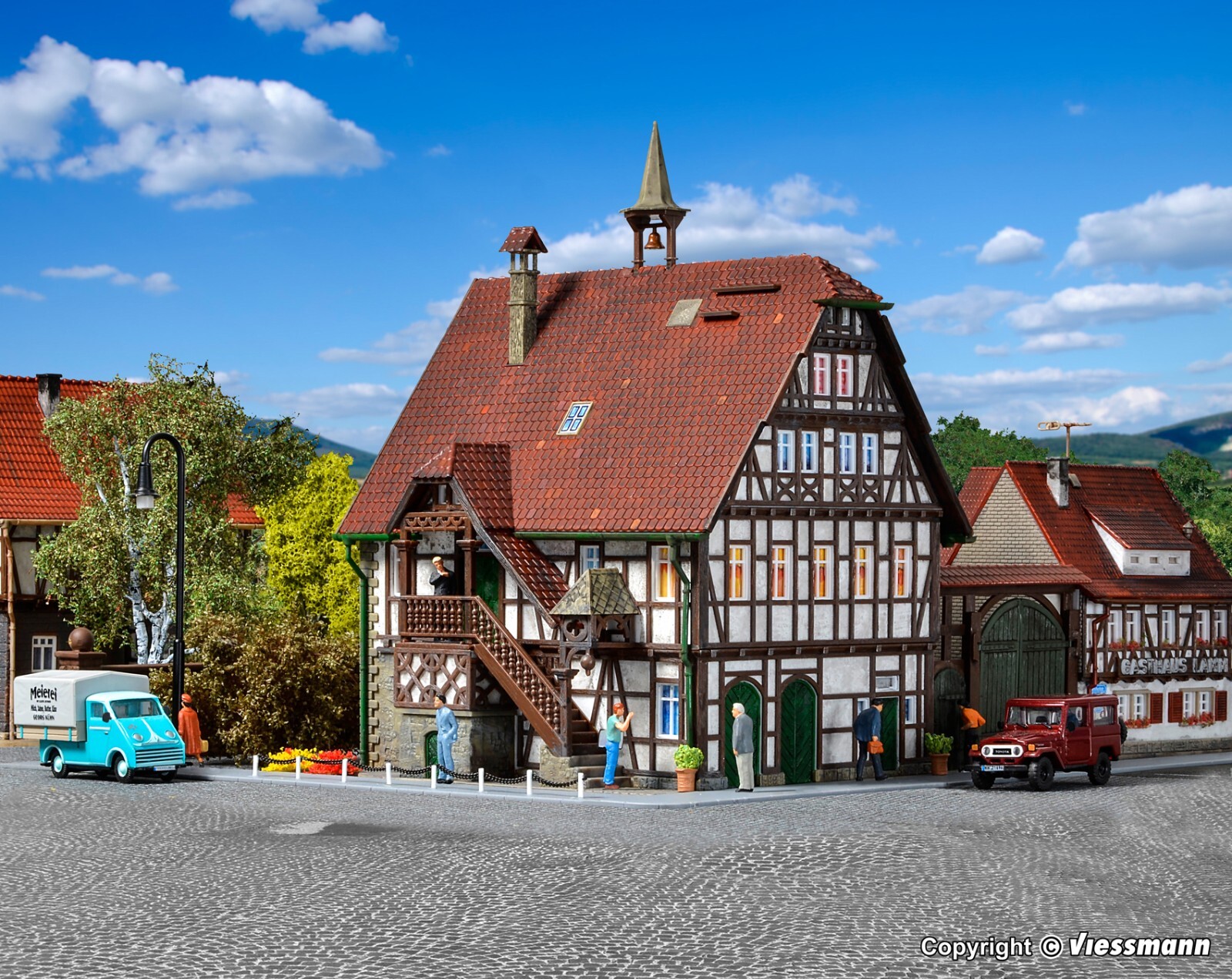Vollmer 43750 H0 Rathaus Kochendorf Bausatz NEU & OVP