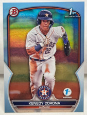 Kenedy Corona 2023 Bowman 1st First Edition Prospect Sky Blue Foil SP #BPPF-148