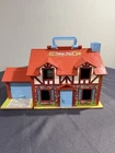 Vintage 1980 Fisher Price Play Little People Brown Tudor House ONLY Cottage 952