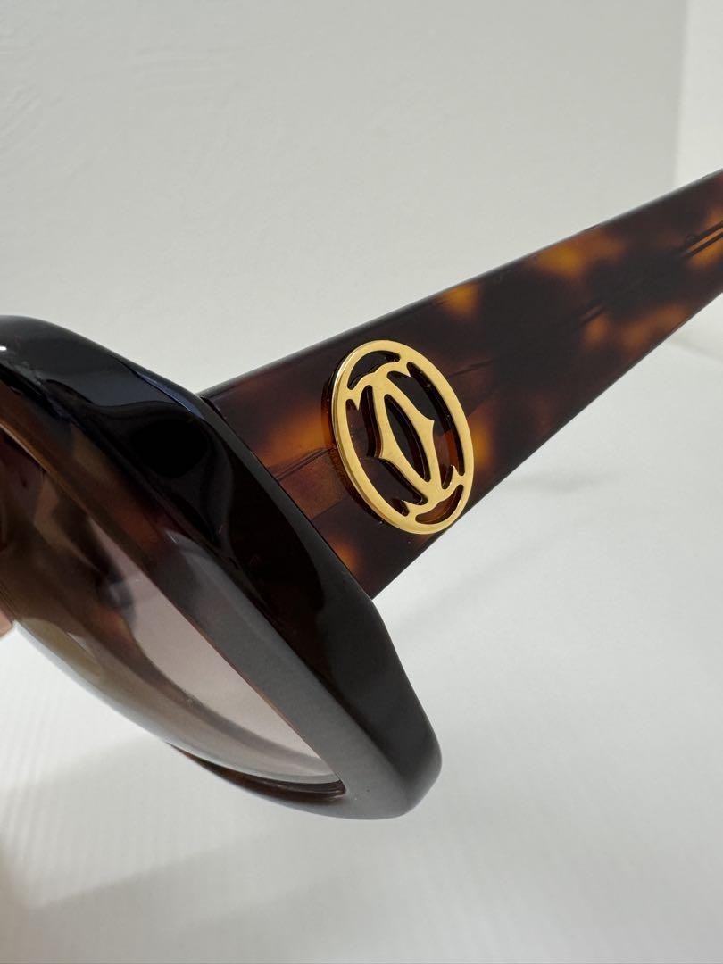 Cartier Classic C Logo Sunglasses Brown | eBay display picture 2