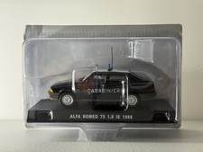Die cast 1/43 Modellino Auto Carabinieri Alfa Romeo 75 1.8 IE 1988 Blister