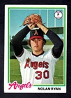 1978 Topps Baseball Card #400 Nolan Ryan HOF California Angels VG-EX